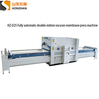  HZ-D25 Fully automatic double station vacuum membrane press machine